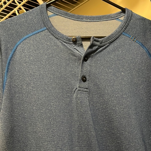 lululemon athletica Other - Blue Lululemon Long Sleeve Athletic Henley